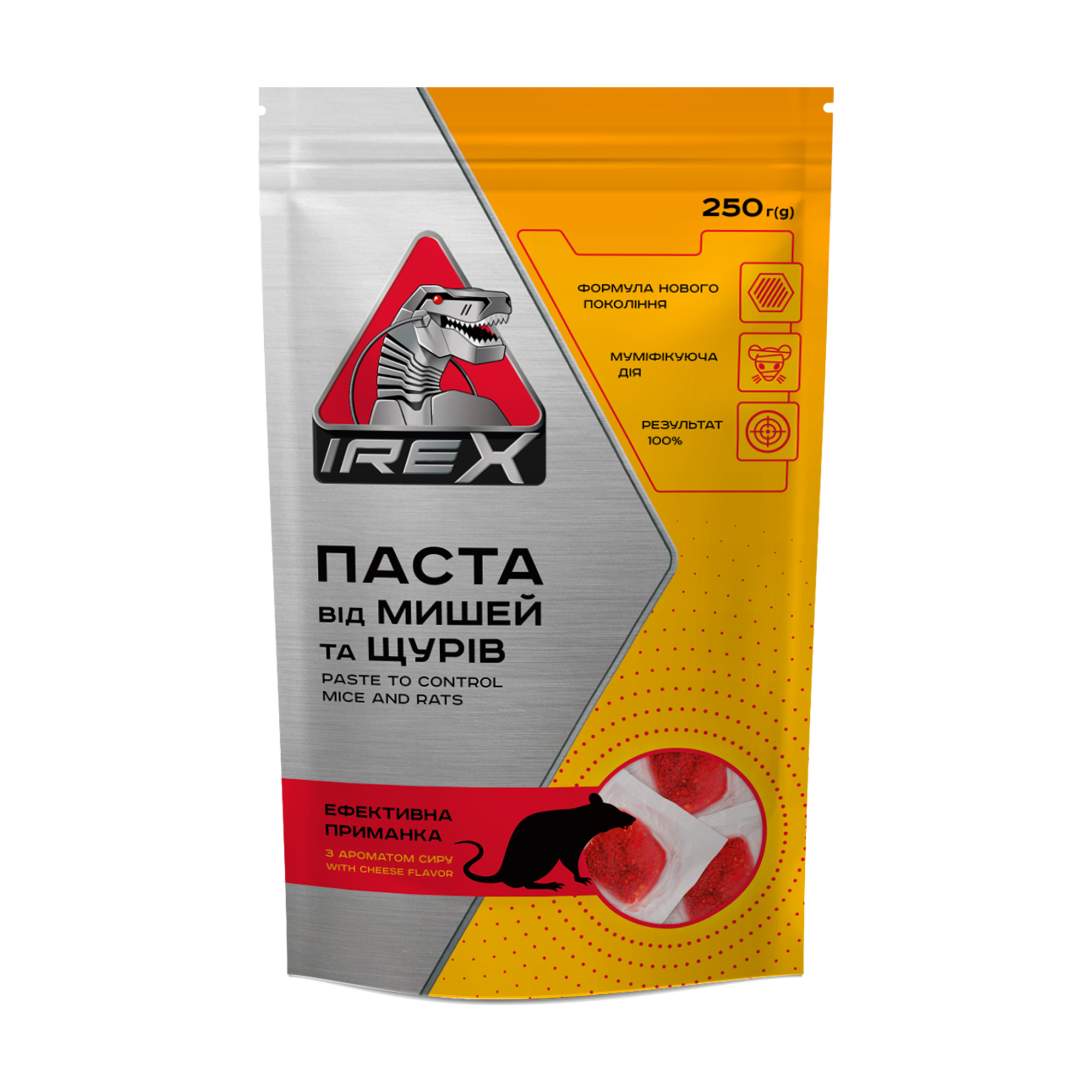 Уцінка! Паста Irex від мишей та щурів, 250 г
